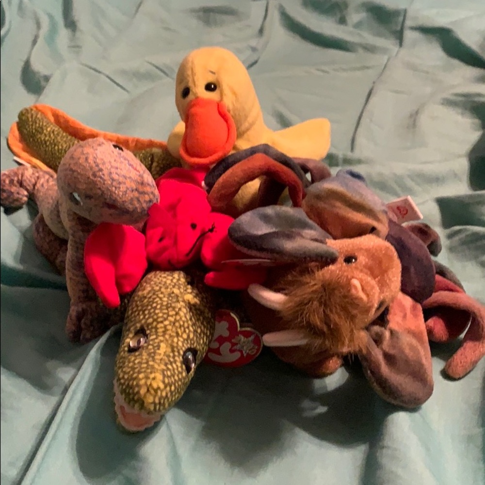 6 piece value Beanie Baby